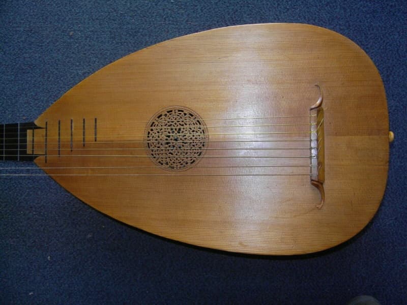 Laute von Hermann Hauser 2 II 1911 Gitarrenlaute lute restauriert
