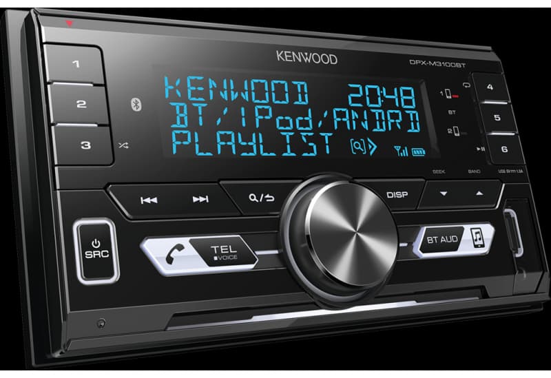 Doppel Din Autoradio Bluetooth USB Color Kenwood