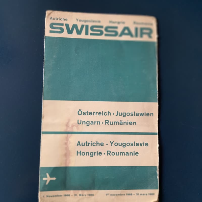 Swissair Flugkarten