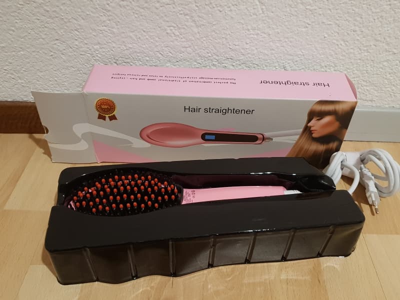 Haarglätter Bürste Elektrisch