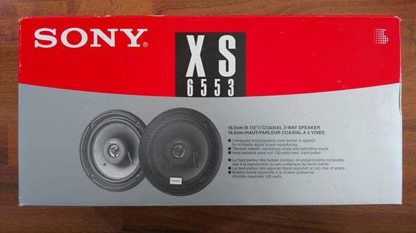 Lautsprecher - Auto - Car Neu OVP XS-6553 2 Weg 130 Watt SONY