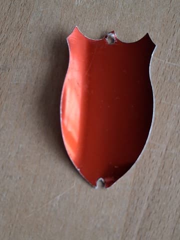 Ernst Mittelholzer Steuerkopf CH Schild Emblem
