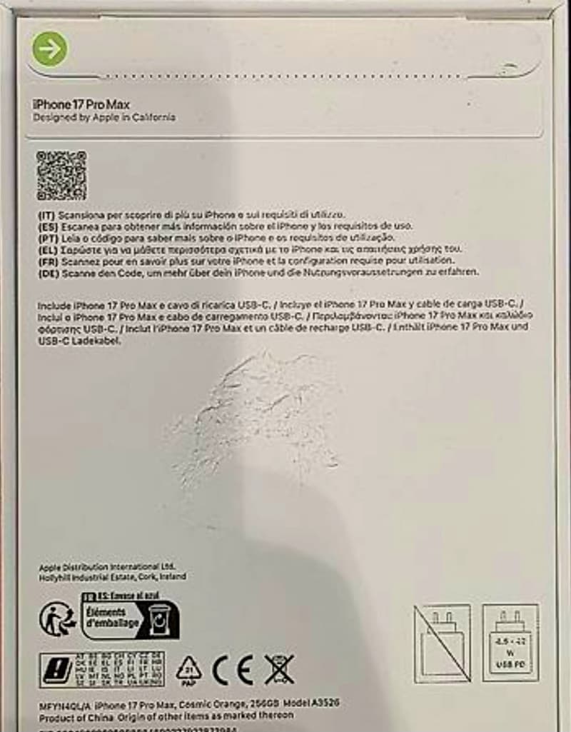 Apple 17 iPhone Pro, noch originalverpackt 256GB