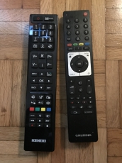 2x Fernseher Marke: 1xGrundig und 1xKendo Tv