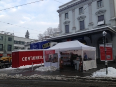 Partyzelt Schnellzelt Miete 3 x 6m