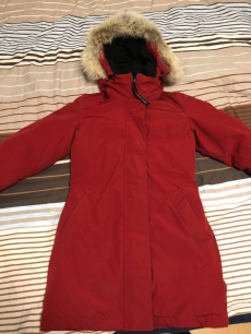 Canda Goose Victoria Parka (rot, Grösse XS)