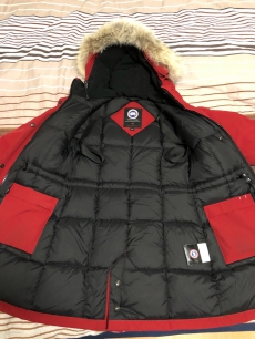 Canda Goose Victoria Parka (rot, Grösse XS)