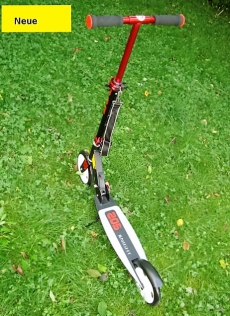 Kinder und Erwachsene Alu Scooter 205m rote