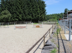 Schöne Boxen mit direktem Auslauf frei