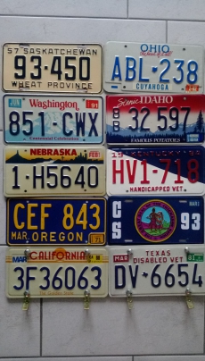 amerikanische Autonummern 