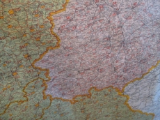Spetitions Landkarte DDR Deutschland