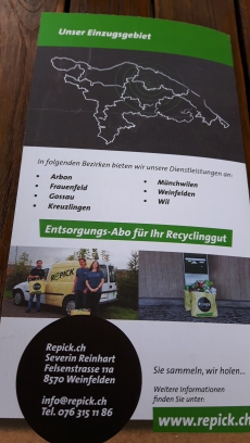 RePick Recycling - Ihr Recycling Abholservice in der Ostschweiz