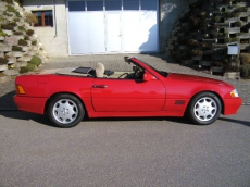 Mercedes-Benz 500 SL signalrot