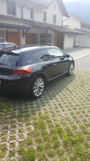 VW Scirocco 2.0 TSI TEAM schwarz in sehr gutem Zustand 