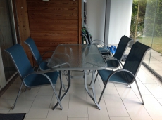 Garten Tisch mit 6 Stühle