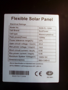140 Watt Solar Panel zu Verkaufen