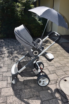 Kinderwagen Stokke Crusi black mélange