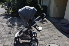 Kinderwagen Stokke Crusi black mélange