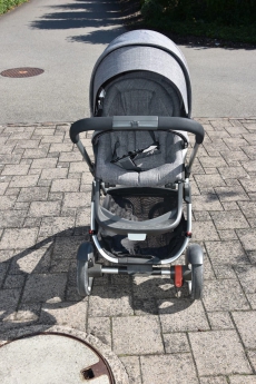 Kinderwagen Stokke Crusi black mélange