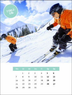 Foto Wandkalender 28x38 cm 2018 selbst gestalten