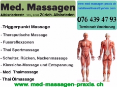 Med. Gesundheitsmassage und Thaimassage Therapien