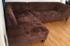 Gratis - Braunes Ecksofa