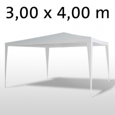 Gartenpavillon 3x4 m, weiss (Kostenlose Lieferung)