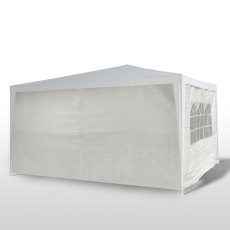 Gartenpavillon 3x4 m, weiss (Kostenlose Lieferung)