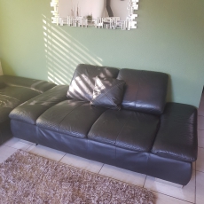 2 Echtleder Sofas