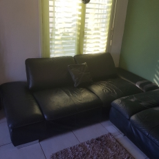 2 Echtleder Sofas