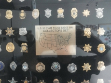 USA Polizei Pin abzugeben