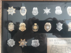 USA Polizei Pin abzugeben