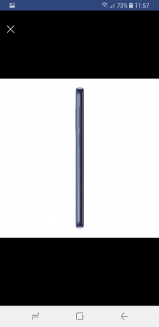 Samsung S9 Blau mit hellblauer hülle 