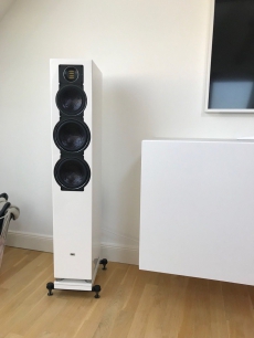 Elac AIR-X 409 Hochglanz Weiß Standlautsprecher 