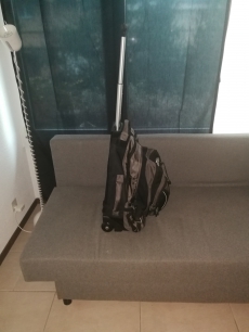 Trolley Koffer mit abnehmbaren Rucksack