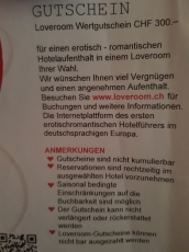 Verbilligter hotelgutschein für verliebte