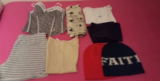 Tops,Shorts,R-shirt,Schal,Mütze 