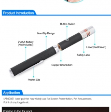 Laserpointer grün 5mW Leistung