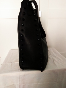 Leder schwarze Tasche