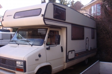 Shabby chic Wohnmobil Fiat Ducato, Aufbau Bürstner