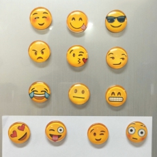 Magnet Emoji 5 Stk.  NEU