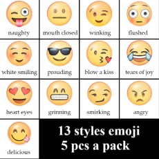 Magnet Emoji 5 Stk.  NEU