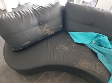 Runde Sofa Lounge zu verschenken