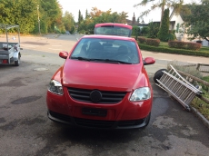 Roter VW Fox 1,2 Sport