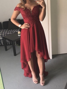 Abendkleid in Rot Gr. 34/XS