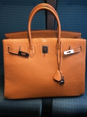 Lederhandtasche