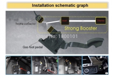 Günsig Auto Pedalbox Tuning für alle Autos