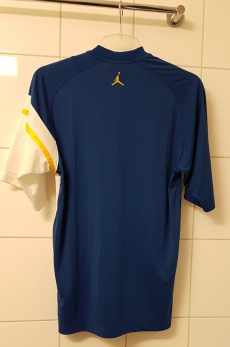 Jordan T-Shirt Blau/Weiss Gr S