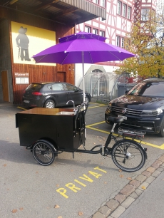 Fahrrad , Velo , Bike für Imbiss , Food