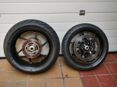 PVM HONDA SC59 FELGEN SPORTEC M7RR 190/55ZR17 Bremsscheiben 